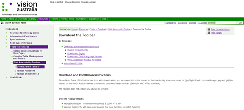 vision australia vision australia