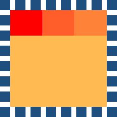 background-image set with round value