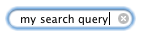 Figure 1. The search input type is styled to resemble the operating system’s search fields