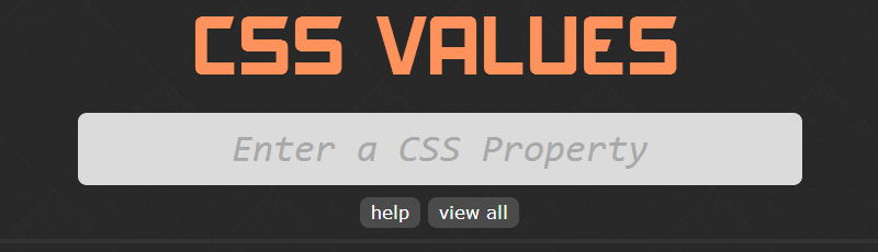 CSS Values