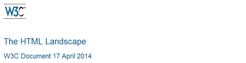 The HTML Landscape
