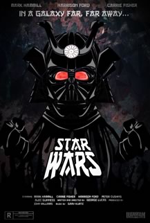 Gabrielle's re-imagined Star Wars Poster
