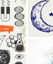 A montage of stock images