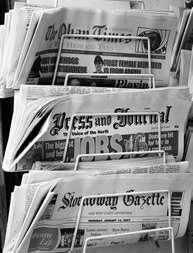 Three scottish newspapers