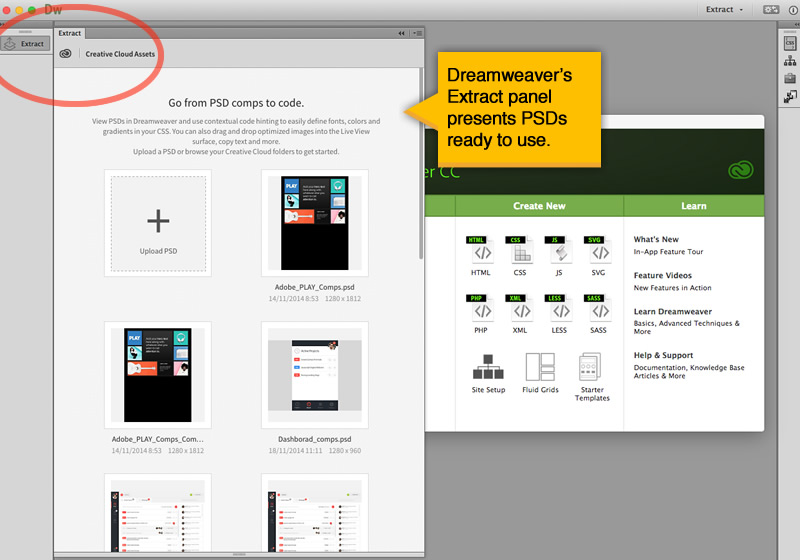 Dreamweaver Cc The Web Development Tool That Opens Psds Design Ux Sitepoint Forums Web Development Design Community