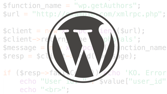 XML-RPC for WordPress