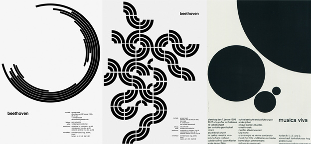 Designs by Josef Muller-Brockmann