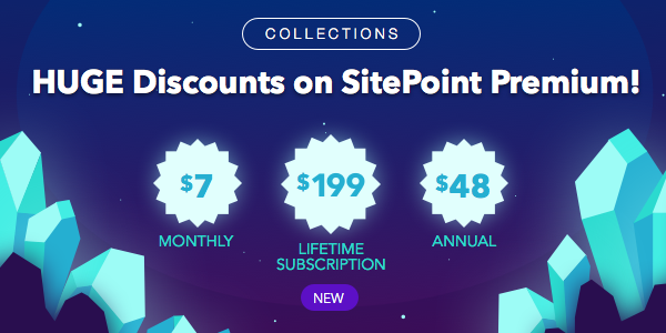 Huge discounts on SitePoint Premium