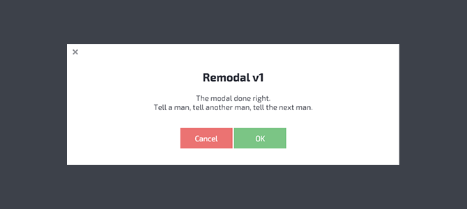 Remodal example