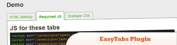 jQuery EasyTabs Plugin