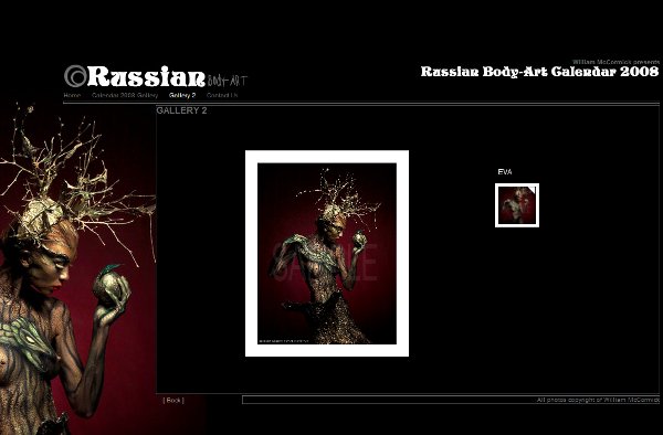 RussianBodyArt by Pixel Criminals conveys the artist's wish