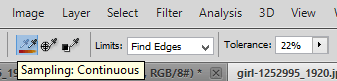 Remove a Background: Limits settings. Find edges.