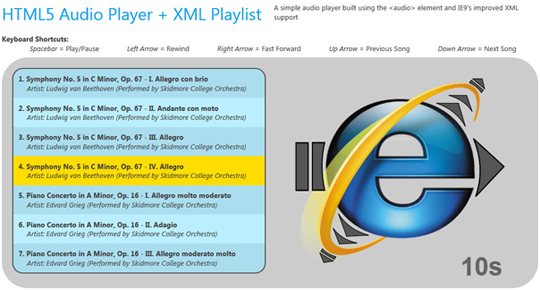 html5 video player ie 11