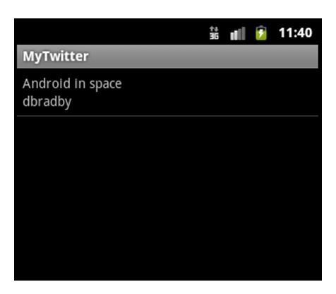 Loading Twitter Data into Android with Lists — SitePoint