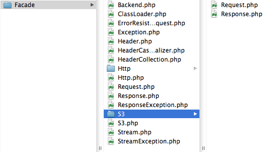 Facade File Listing