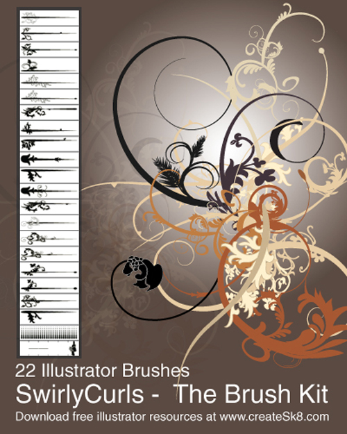 illustrator swirls brushes free download