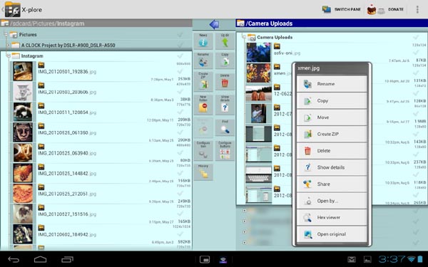 plore file manager