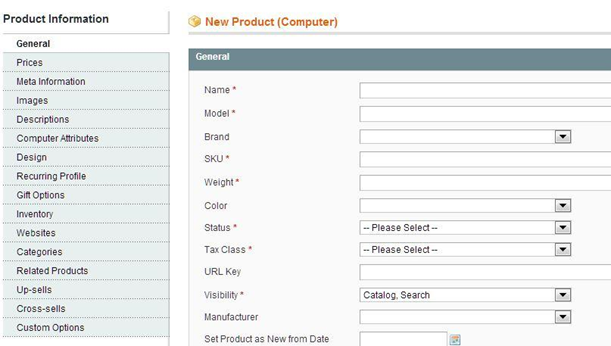 magento new product