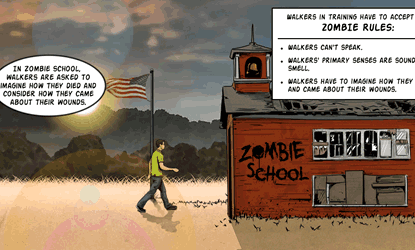 The Walking Dead site used a great parallax effect.