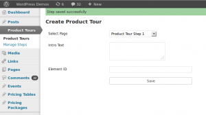 Creating Product Steps