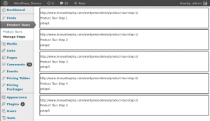 Ordering Product Steps
