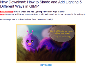 Using Light and Shade in GIMP