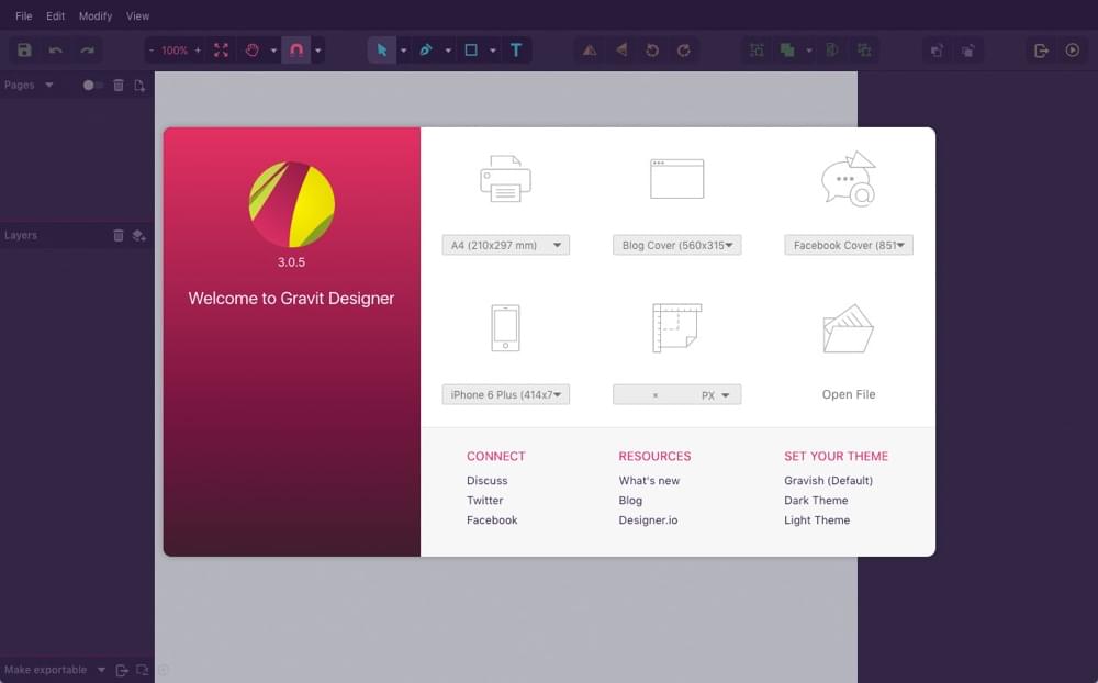 Gravit Designer Chrome Extension