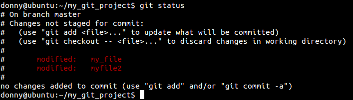 Git status