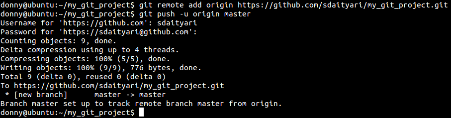 Git push