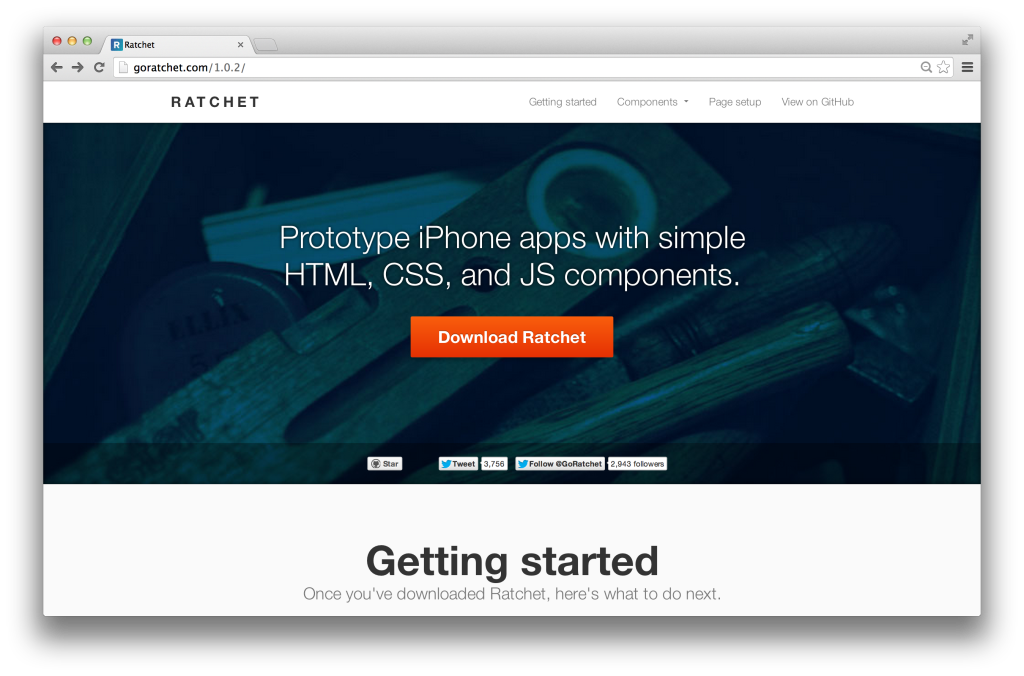 Prototype mobile apps easily with Ratchet