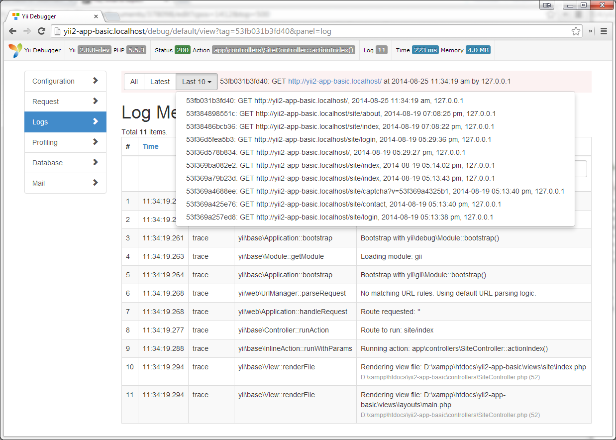 yii handles errors different than php normally would yii converts