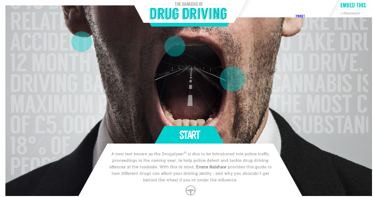 Interactive Guide to the Effects of Drugs on Driving