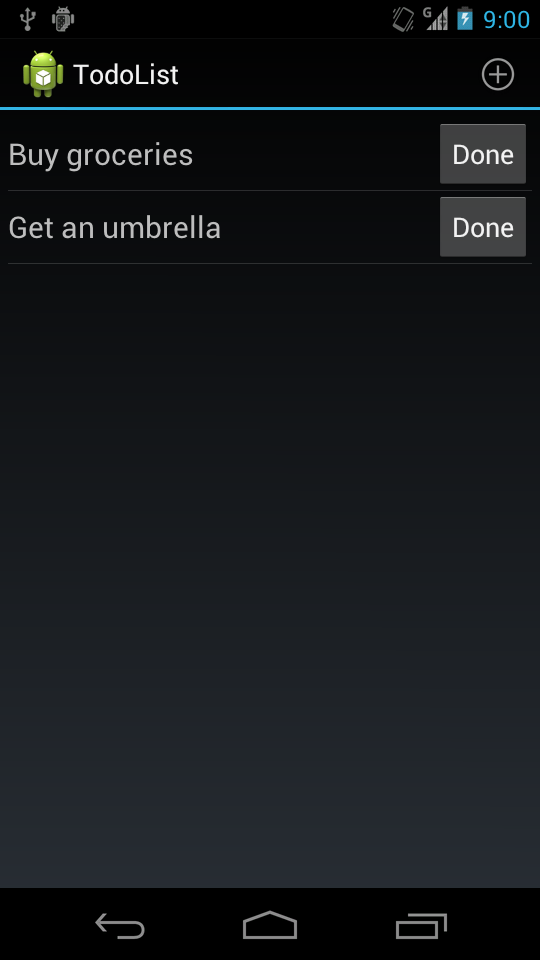 Starting Android Development, Creating a Todo App
