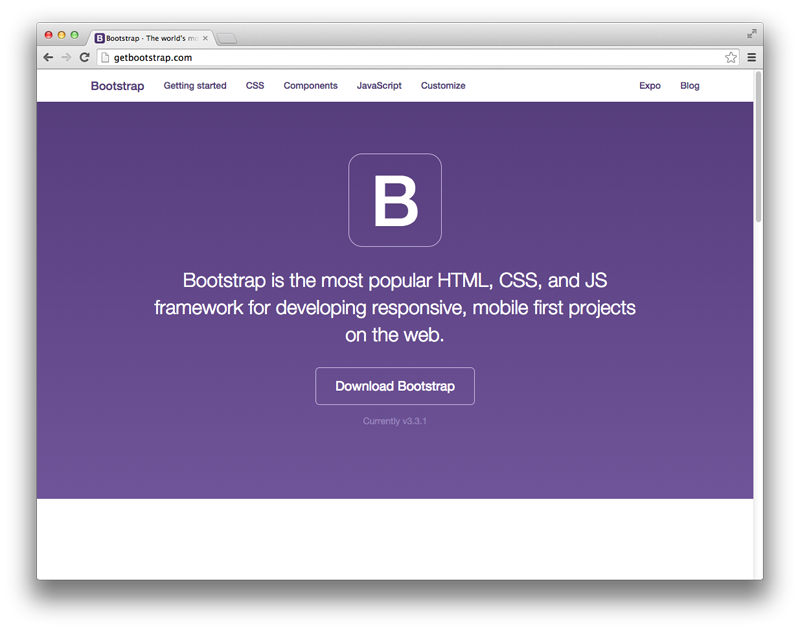 Front-end framework 1: Bootstrap