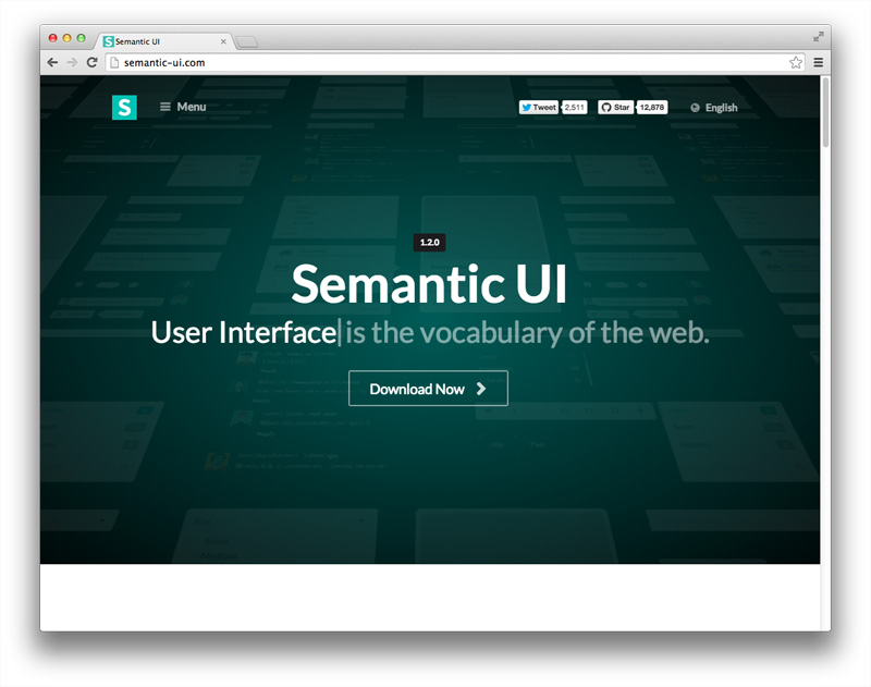 Front-end framework 3: Semantic UI