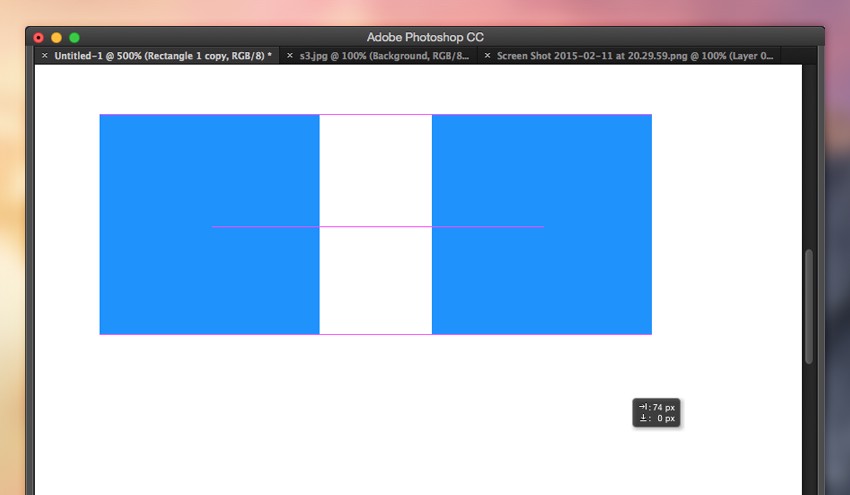 Photoshop's object alignment