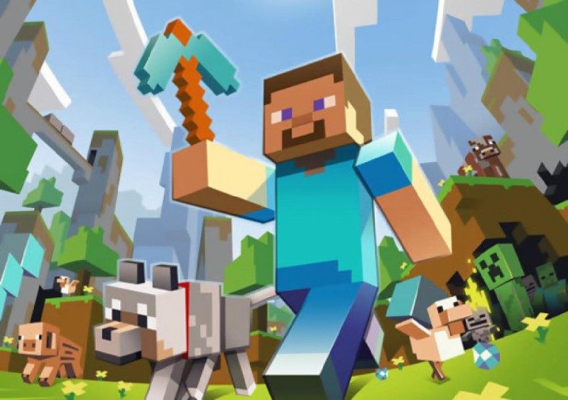 Minecraft splash screen