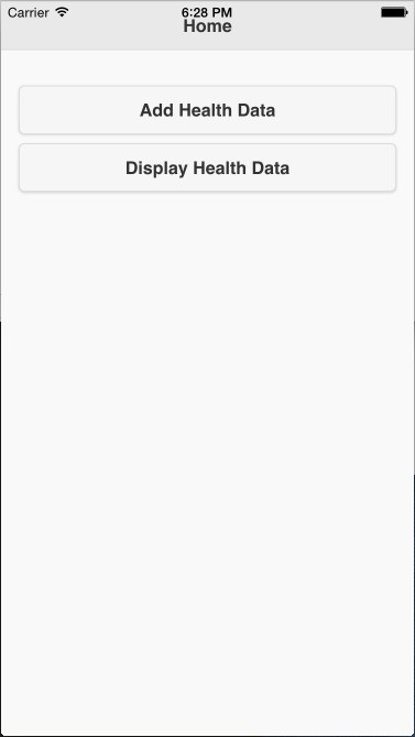App Home Page