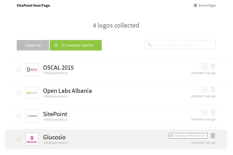 Screenshot: Manage multiple brands and sub-brands.