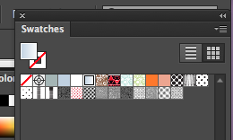 Halftone swatches