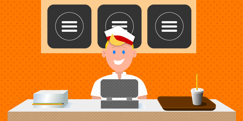 Illustration with halftone effect