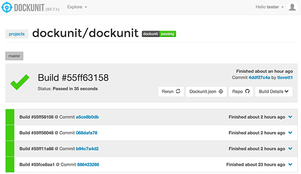 Dockunit Build Status