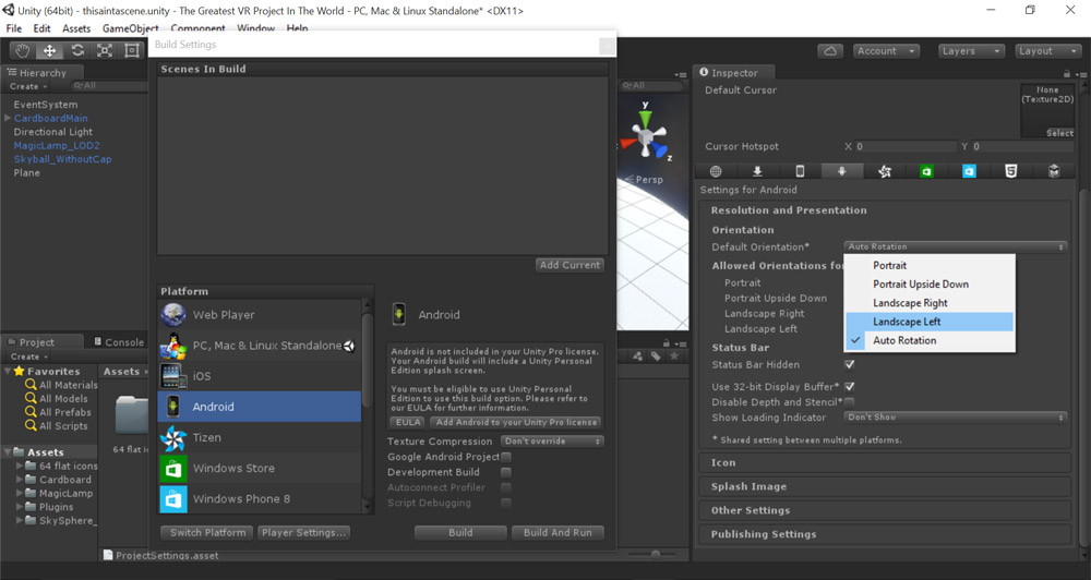 unity pc build resolution unity pc build resolution