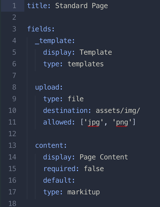 Example YAML File