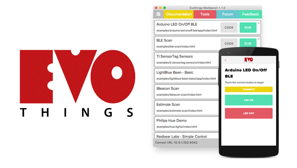 Evothings Studio running on Mac OSX and mobile