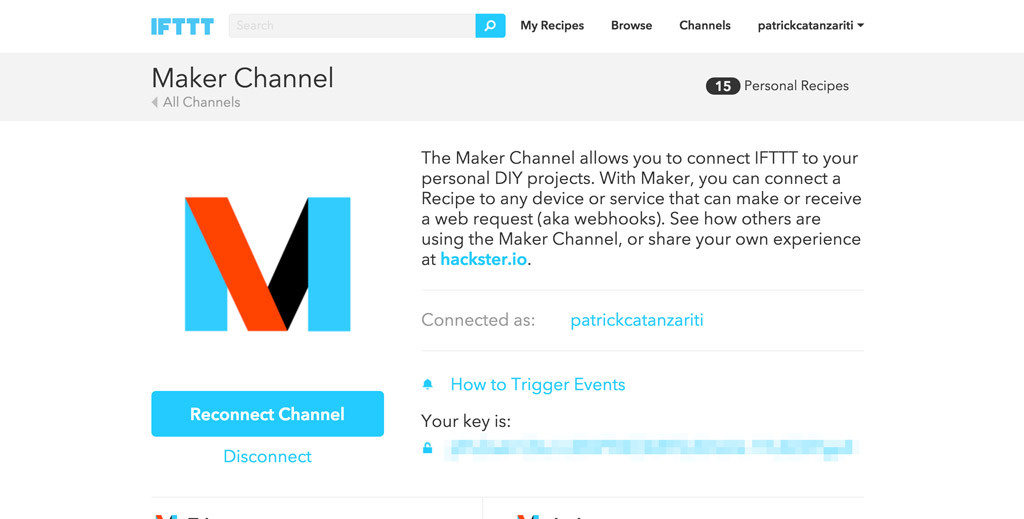 The IFTTT Maker Channel