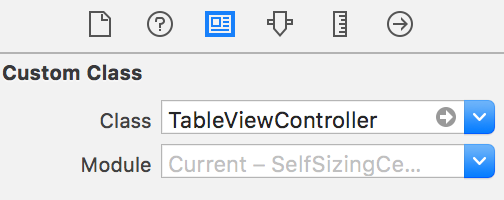 Change UITableViewController Class