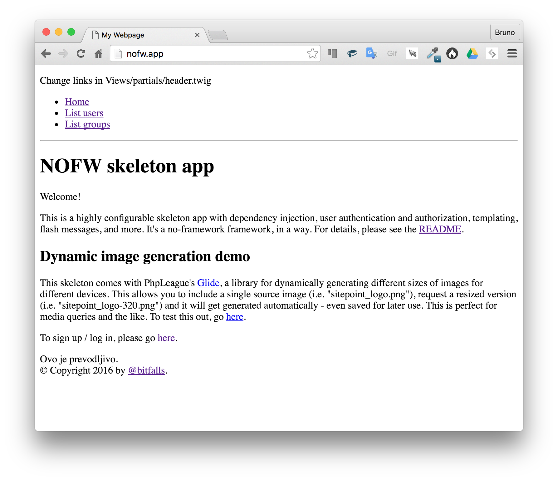 Working Croatian translation