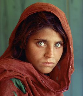 The haunting National Geographic 'Afghan Girl'.