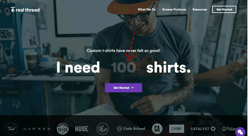 The Real Thread website